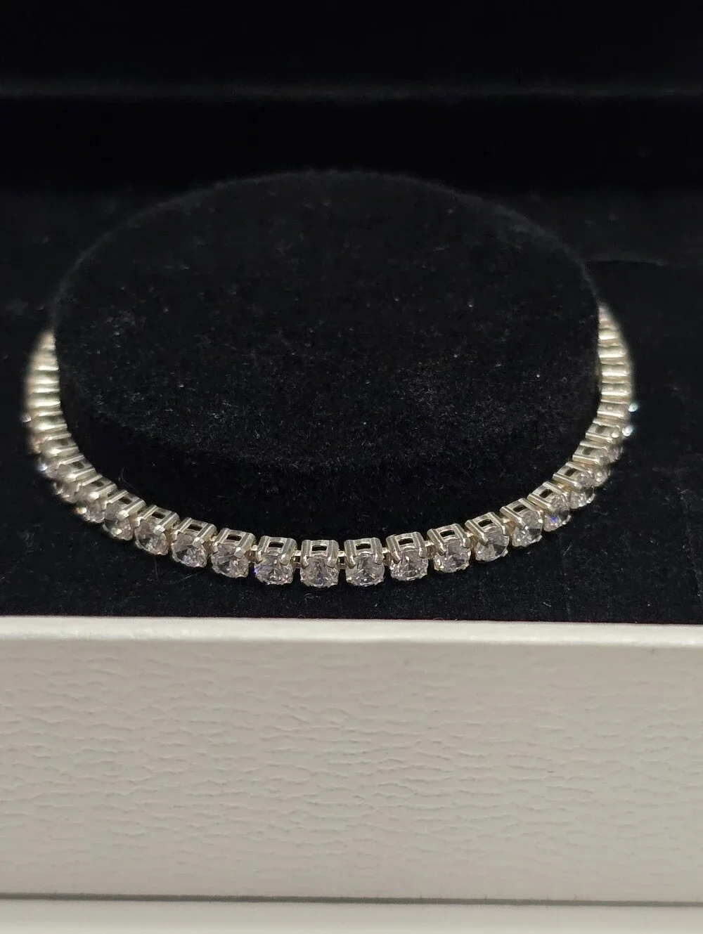 Pandora Sterling Silver Sparkling Tennis Bracelet